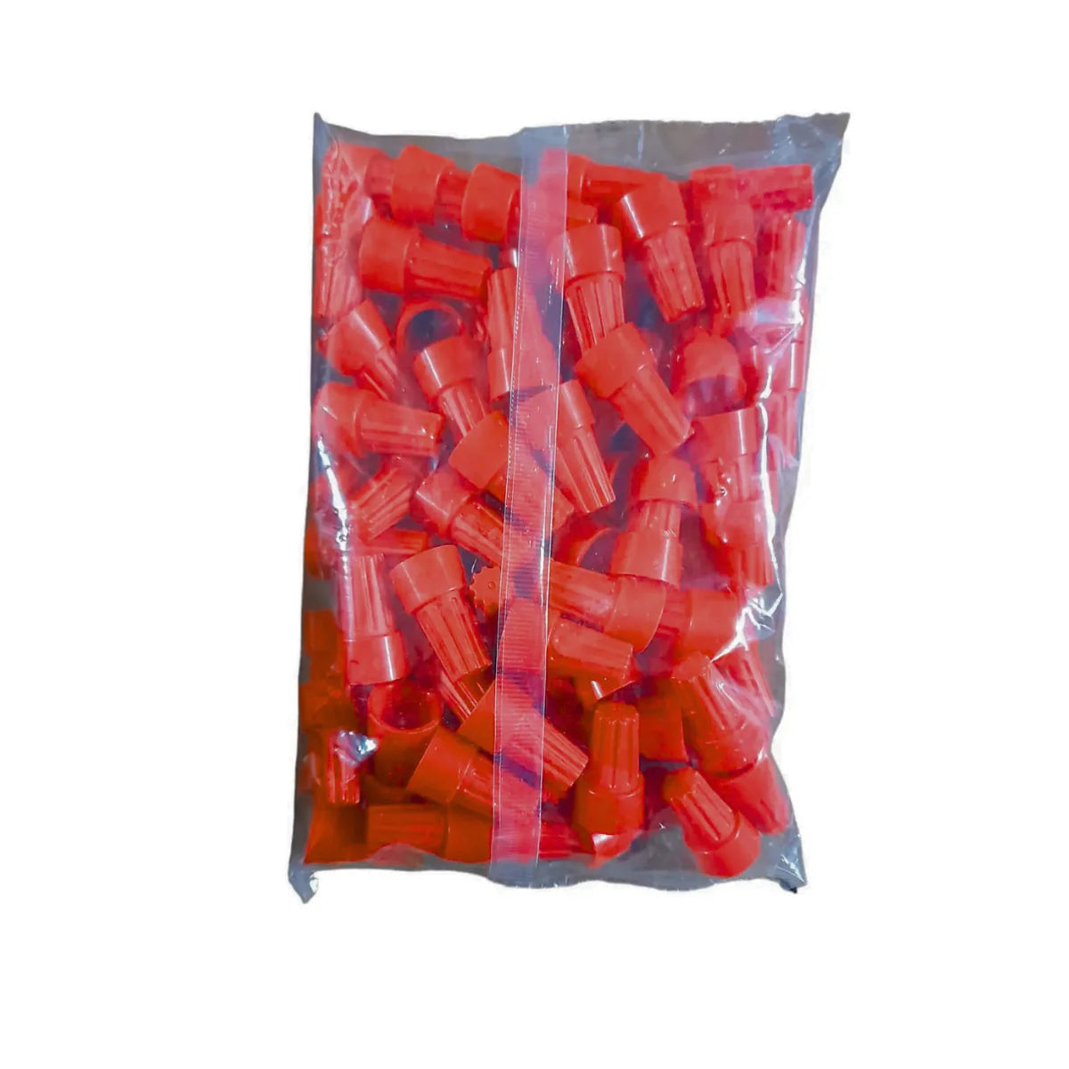 Conector Plástico Cónico Para Cable E44 Rojo 100 Und