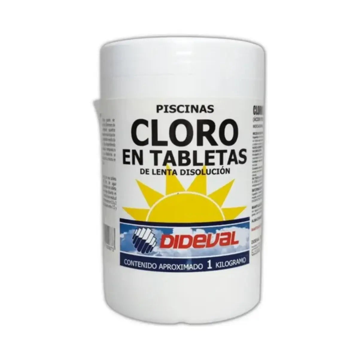 Cloro en Tabletas Dideval de 1kg para piscinas