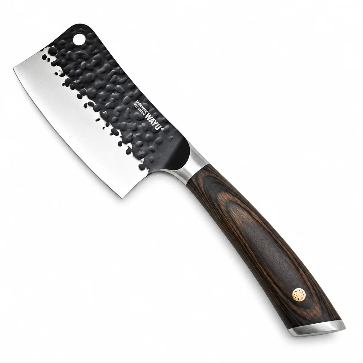 Cuchillo Cleveland Hammer Wayu de acero inoxidable martillado