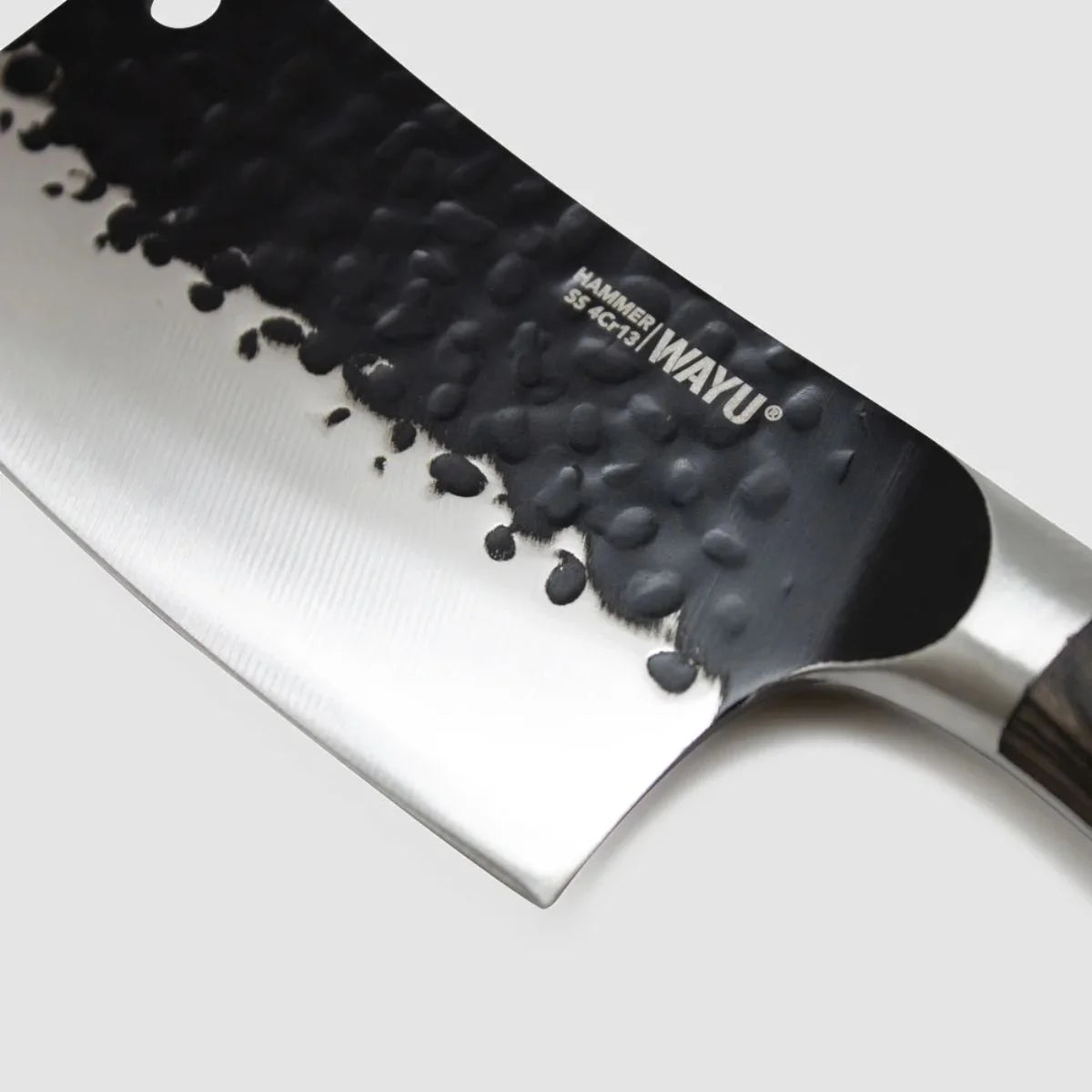 Cuchillo Cleveland Hammer Wayu de acero inoxidable martillado