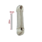 Rollo de cuerda para colgar ropa de 20 metros, con exterior de PVC y núcleo de alambre de acero.