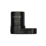 Dado para sensor de oxigeno de impacto YATO YT-1753 de 7/8" (22 mm) con ranura para sensores de oxígeno, acabado fosfatado negro de alta resistencia.