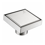 Desagüe al piso invisible TAUMM de 10 x 10 cm en acero inoxidable
