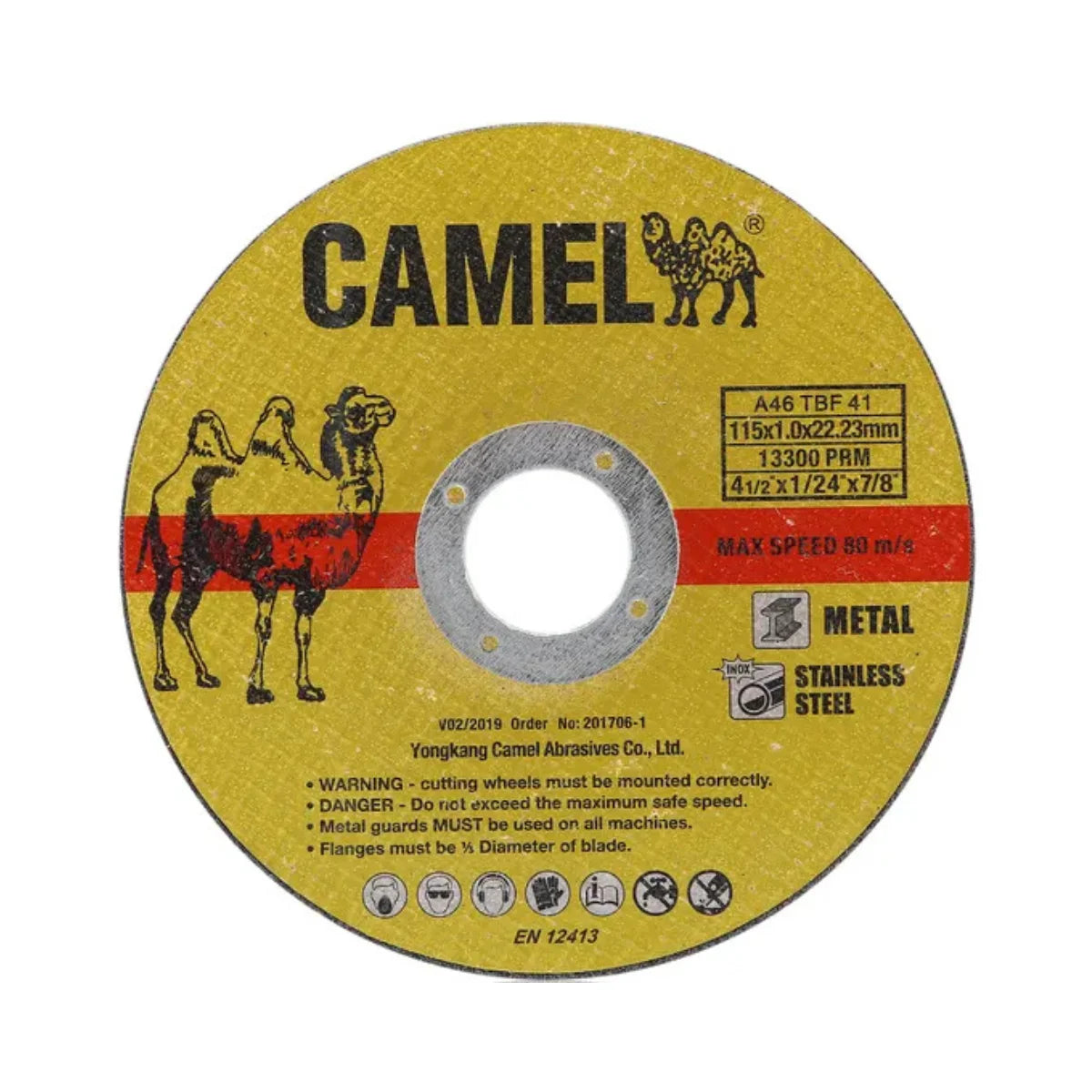 Disco De Corte Para Metal 4 1/2" A46 Camel