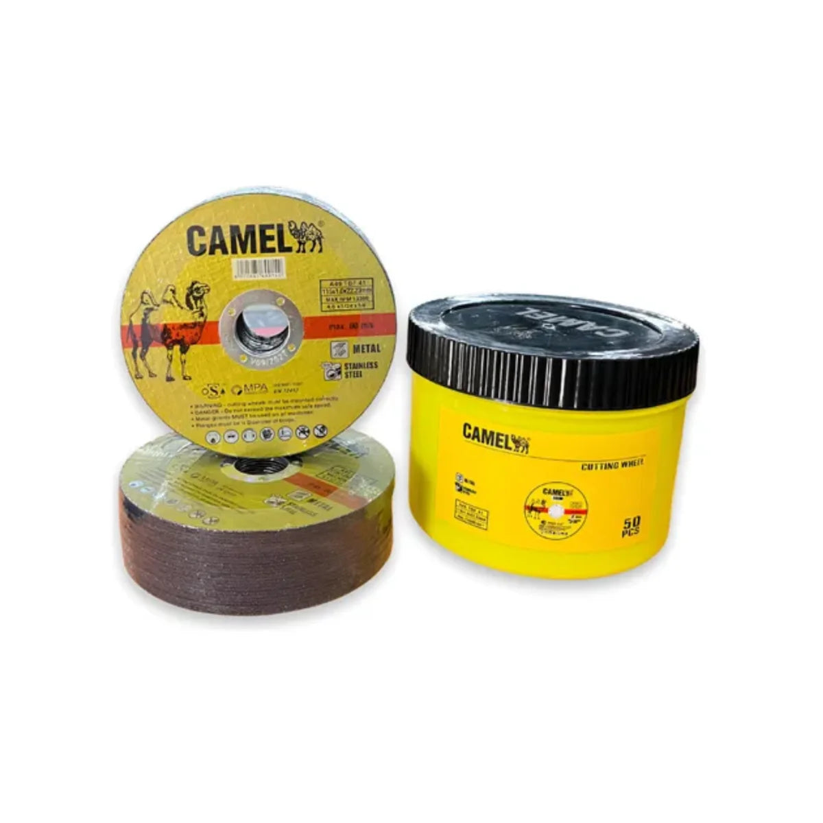 50x Disco De Corte Para Metal 4 1/2" A46 Camel