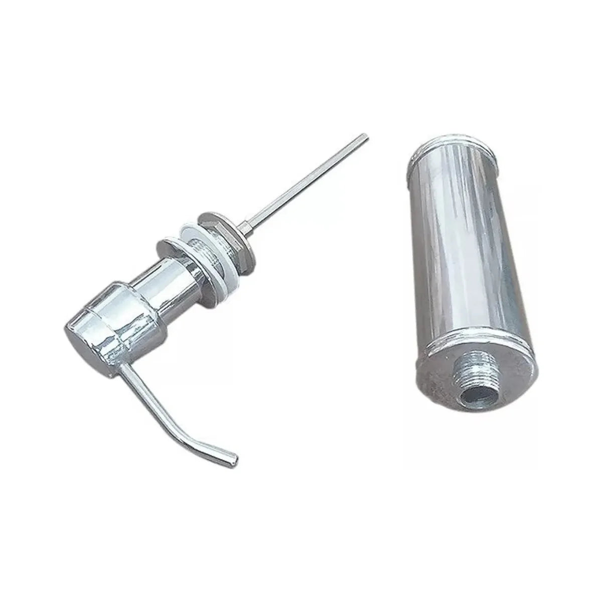 Dispensador de jabón líquido TAUMM de 330 ml, empotrable para encimera, de diseño elegante y alta durabilidad.
