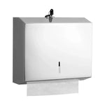 Dispensador de toallas de papel interfoliadas TAUMM de acero inoxidable