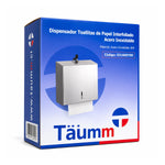Dispensador de toallas de papel interfoliadas TAUMM de acero inoxidable