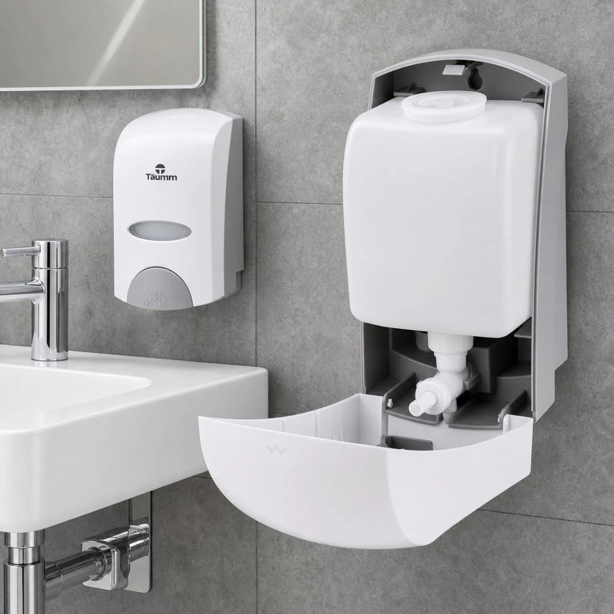 Dispensador de jabón Täumm de 500 ml para instalar en muro