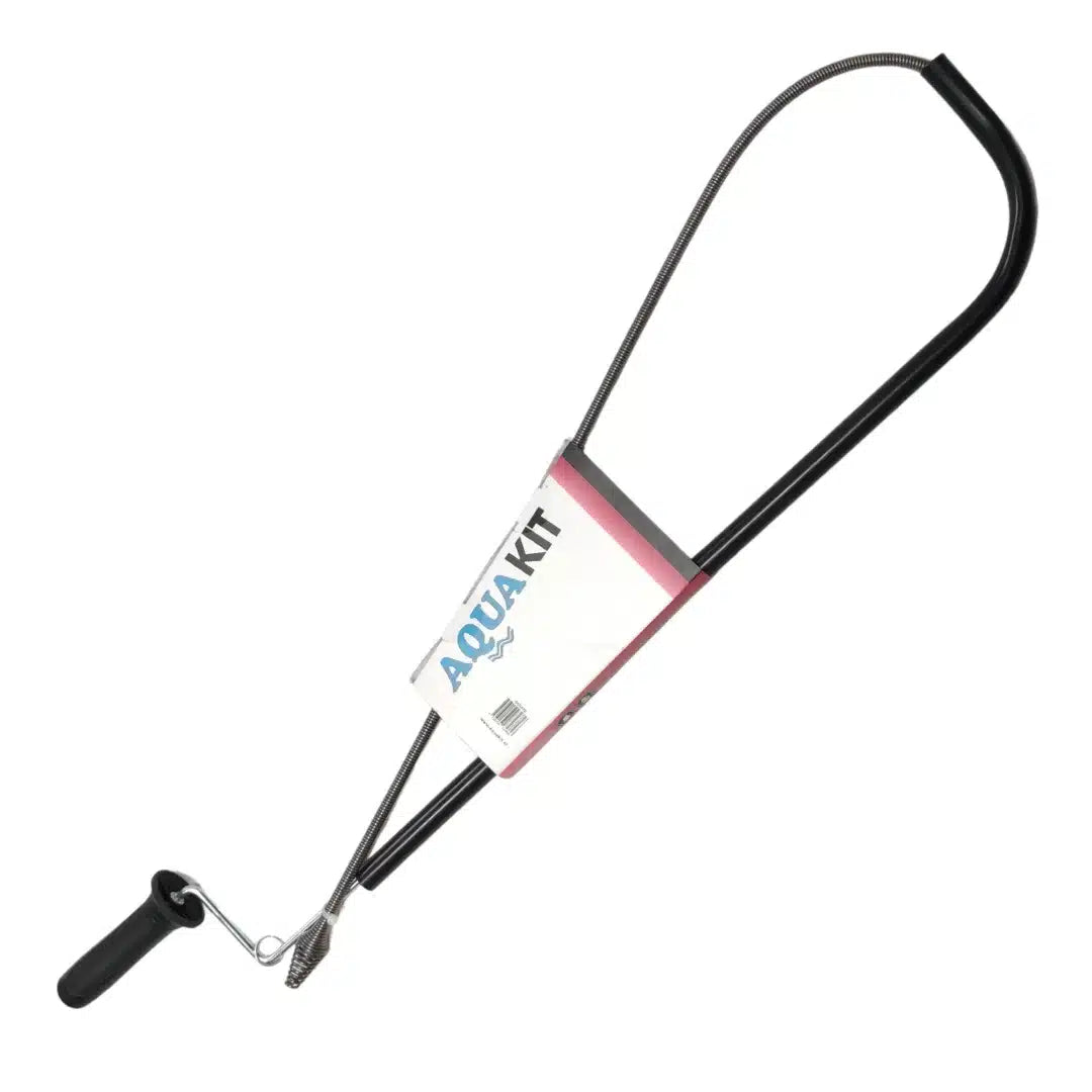 Destapa sanitario telescópico negro de 150 cm para sanitarios de la marca Aquakit.