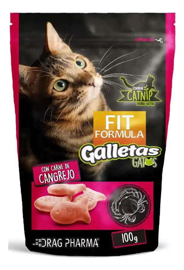 Snack Fit Fórmula para gatos con cangrejo y catnip