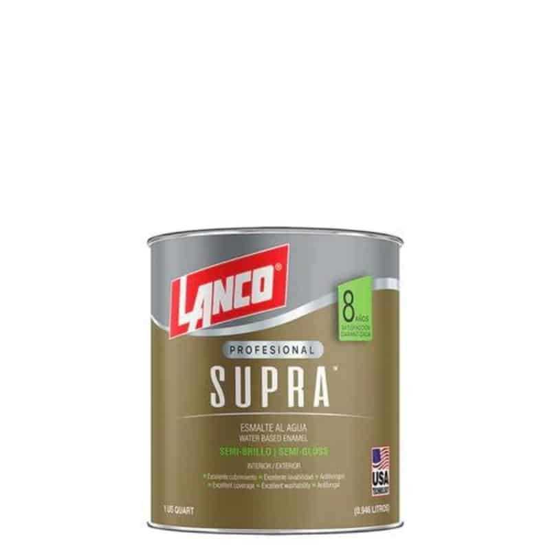 Lanco Esmalte Al Agua Supra Semibrillo