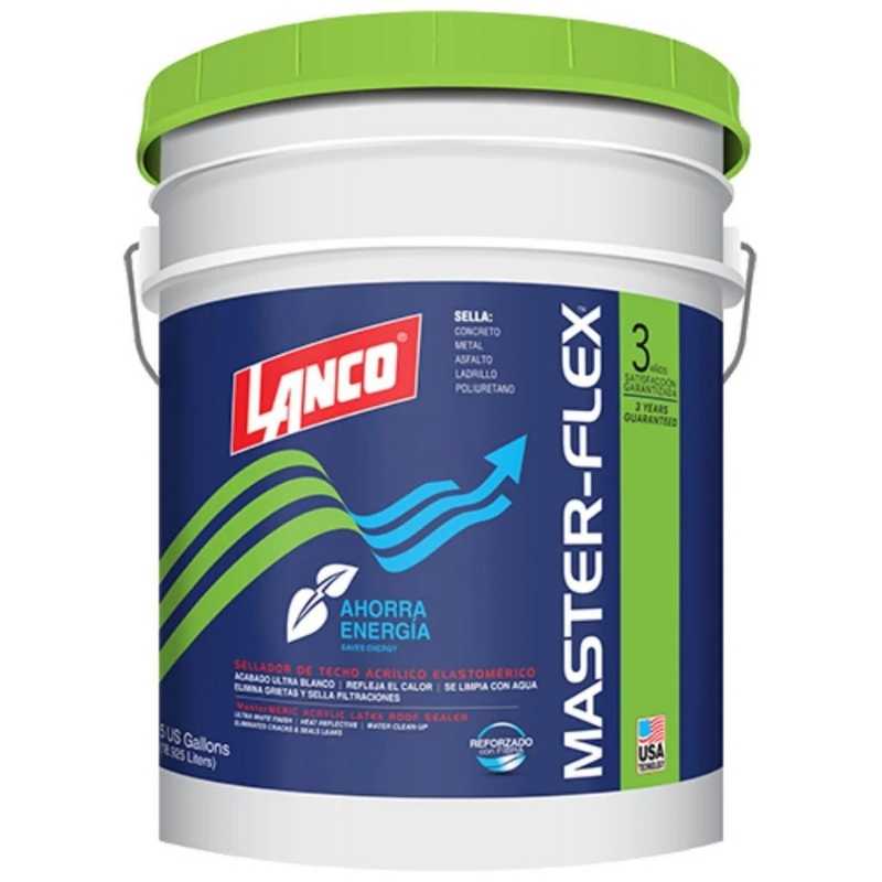 Lanco Sellador De Techos Masterflex (Color Blanco)