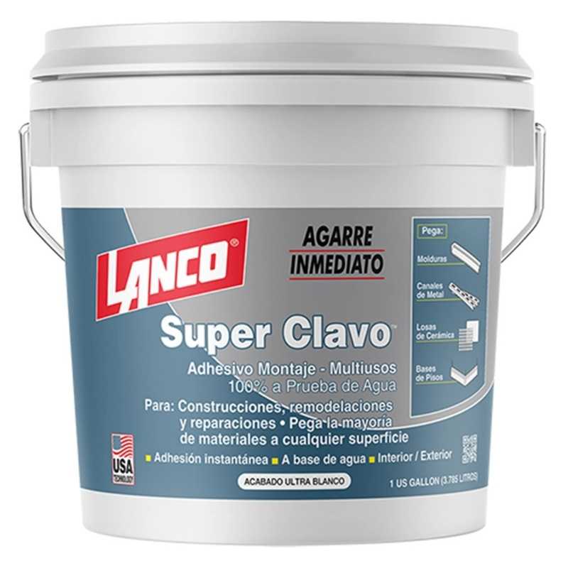 Lanco Adhesivo De Montaje Super Clavo (Color Blanco)