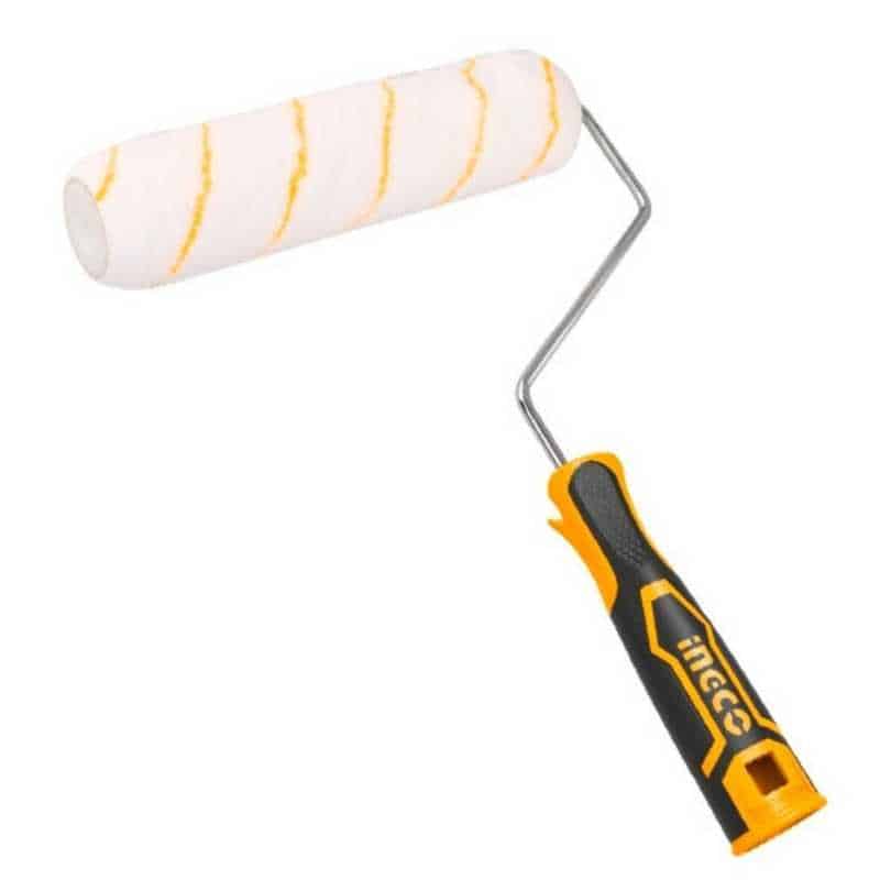 Rodillo de microfibra Ingco de 9 pulgadas (230 mm), herramienta de pintura para acabados finos y sin pelusa, ideal para pinturas base agua.