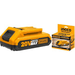 Batería de litio Ingco P20S de 20V y 2Ah (modelo FBLI2001) para herramientas inalámbricas Ingco