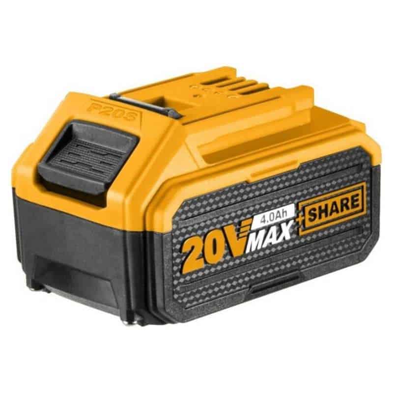 Batería de litio Ingco Industrial de 20V y 4Ah (modelo FBLI2002) para herramientas inalámbricas de la línea industrial