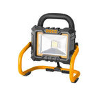 Foco de trabajo LED inalámbrico Ingco CWLI2002 20V, con brillo de 750 a 1500 lúmenes, ideal para iluminación portátil en obras y talleres (batería no incluida).