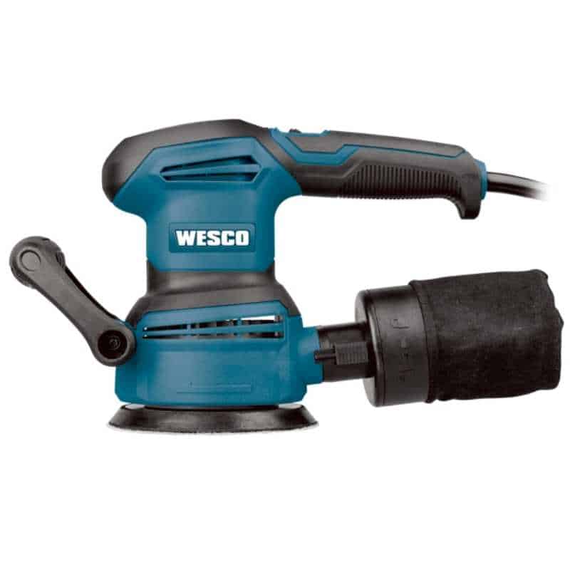 Lijadora orbital WESCO 400W de 125 mm.