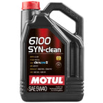 Bidón de 5 litros de aceite de motor semi-sintético Motul 6100 Syn-clean 5W40