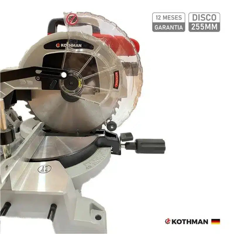 Ingleteadora 1800W para cortes angulados precisos
