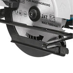 Sierra circular 1500W para cortes rectos y precisos