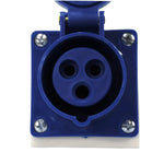 Enchufe industrial hembra sobrepuesto de 16 amperios y 220 voltios con certificación IP44
