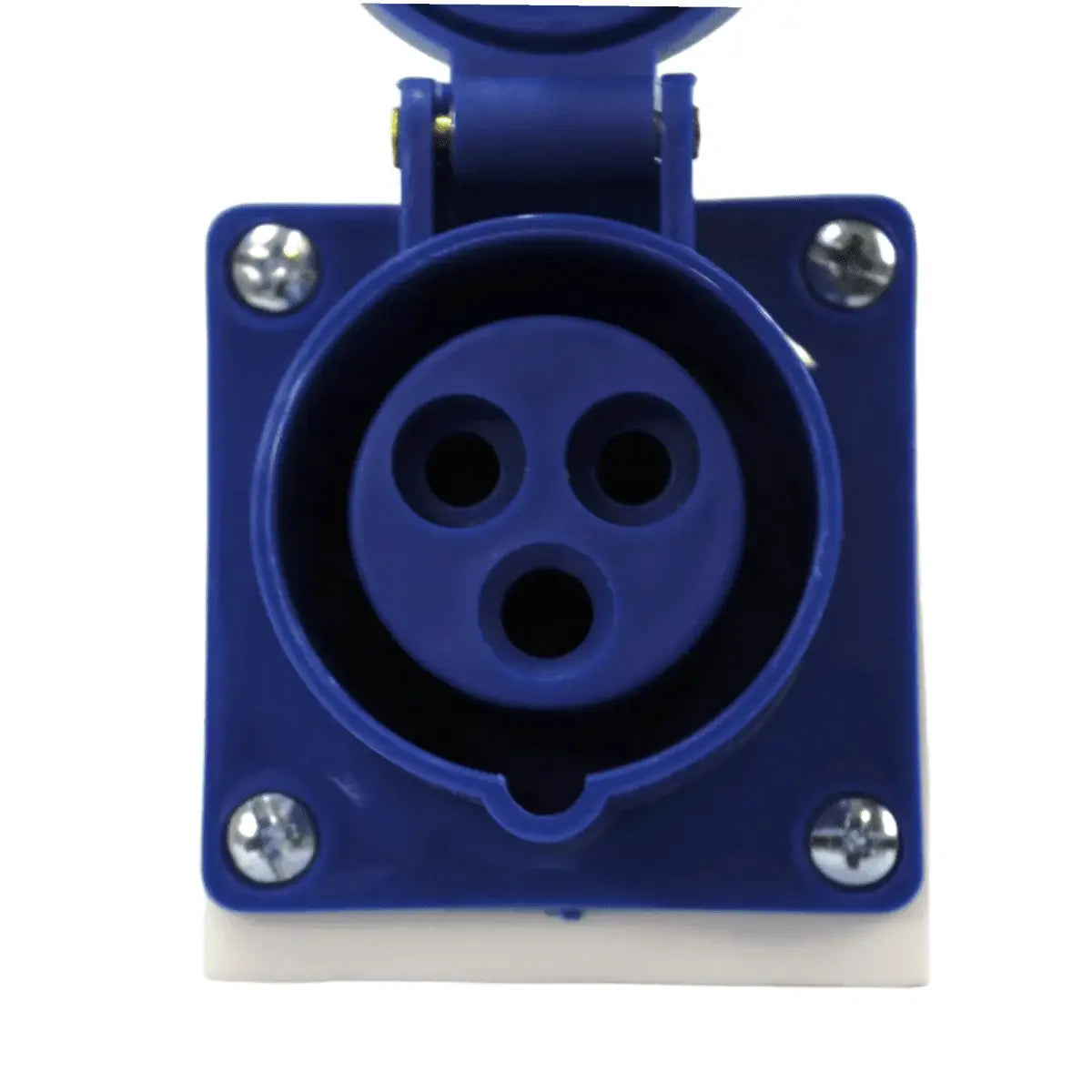 Enchufe industrial hembra sobrepuesto de 16 amperios y 220 voltios con certificación IP44