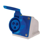 Enchufe industrial hembra sobrepuesto de 16 amperios y 220 voltios con certificación IP44