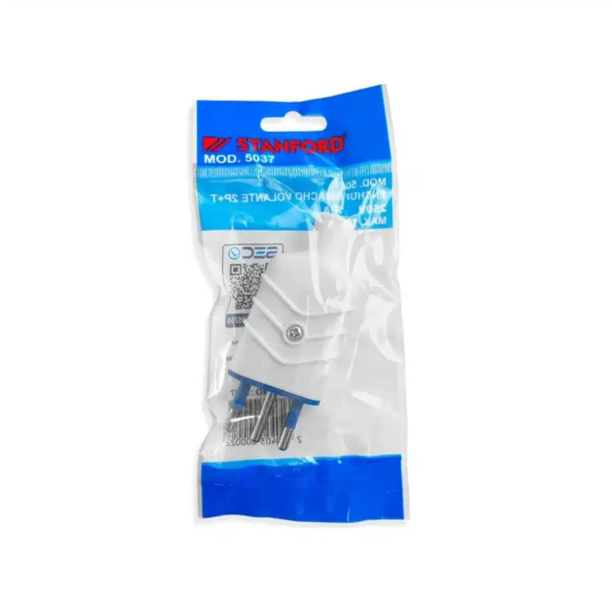 Enchufe Macho Pesado Stanford Tipo Gewiss 10A/250V.