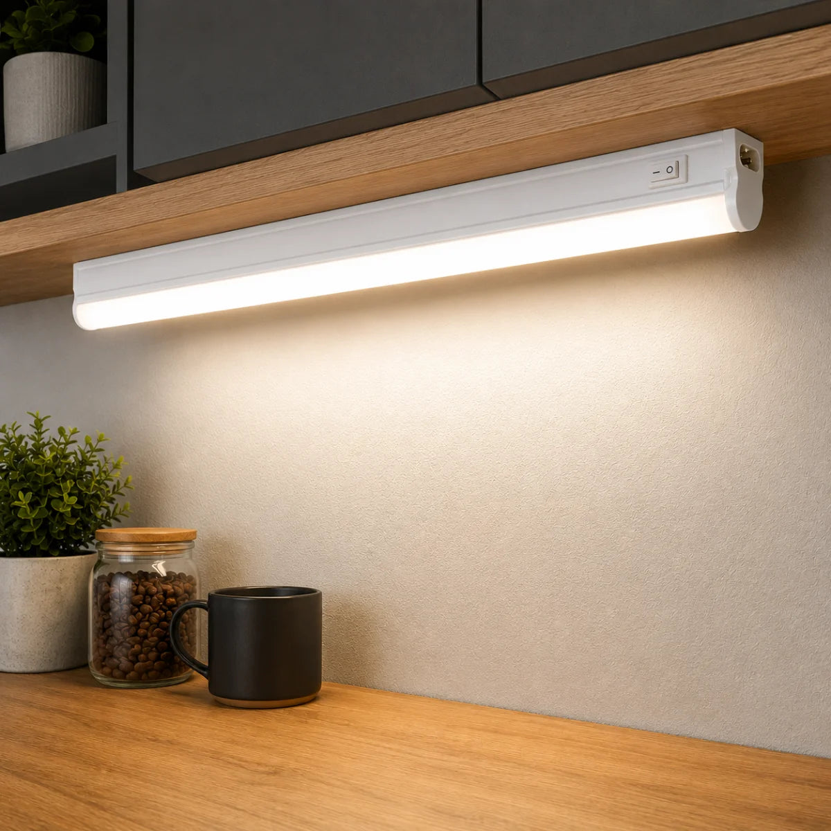 Tubo Led Con Base Integrado T5 6500k 5w 30cm Stanford
