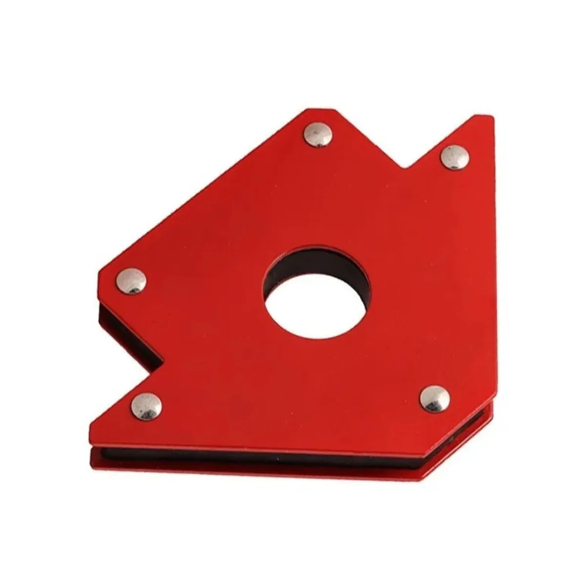 Escuadra magnética de 25 libras para soldar, soporta 11kg, ángulos de 45, 90 y 135 grados, medida 90mm.