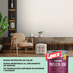 Esmalte al Agua Lanco Protecto Coat Blanco Mate 1 galon
