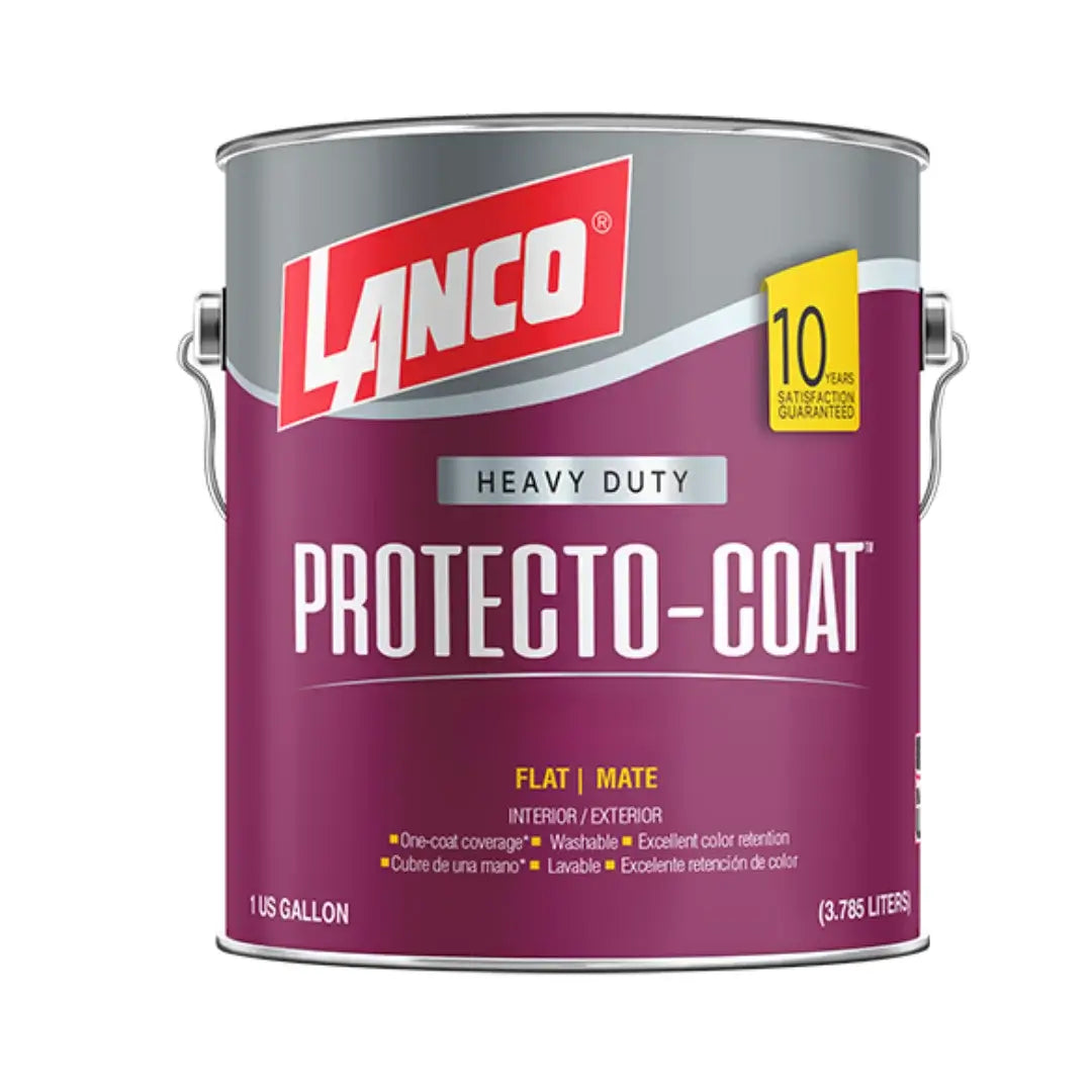 Esmalte al Agua Lanco Protecto Coat Blanco Mate 1 galon