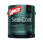 Esmalte al Agua Lanco Seal Coat 3en1, base, pintura y sellador elastomérico para protección de superficies.