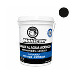 Esmalte al Agua Antihongos Mohican 1 Galón Satinado Negro