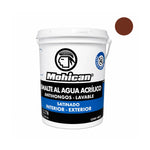 Esmalte al Agua Antihongos Mohican 1 Galón Satinado Rojo colonial