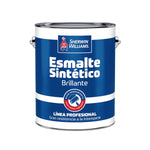 Esmalte Sintético Brillante Sherwin Williams Línea Profesional pintura base solvente para metal madera y albañilería