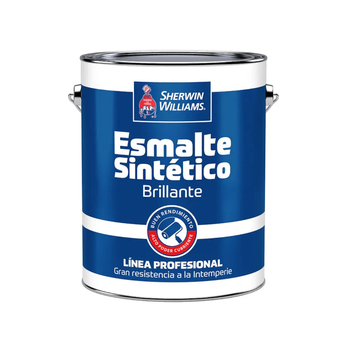 Esmalte Sintético Brillante Sherwin Williams Línea Profesional pintura base solvente para metal madera y albañilería