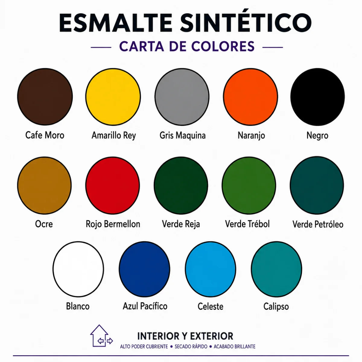 Esmalte sintético brillante Mohican para interior y exterior