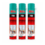 Pack de 3 espumas de poliuretano Akfix 700 de 700 g con cánula manual