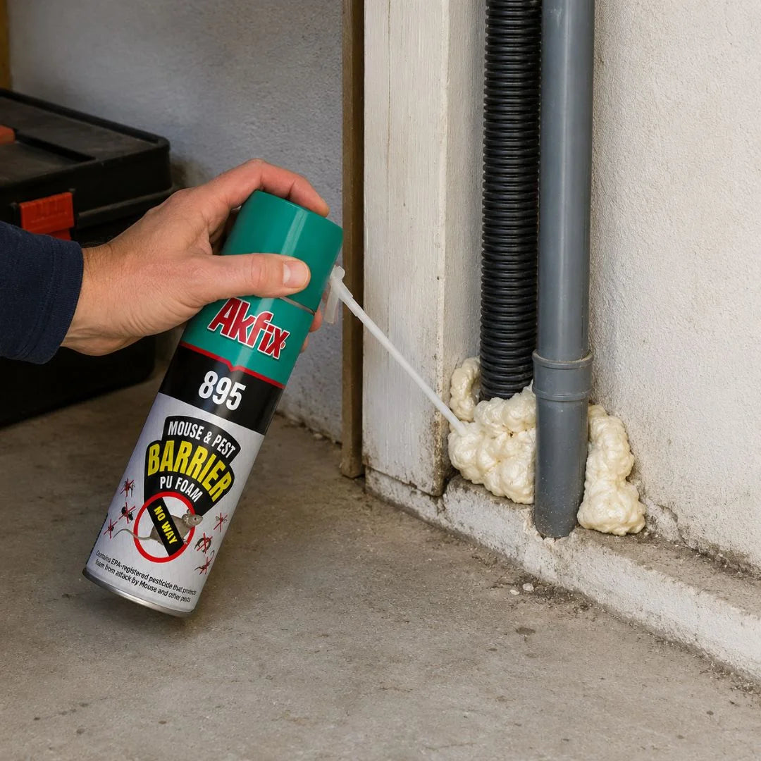Espuma de poliuretano contra plagas Akfix 895 de 400 ml