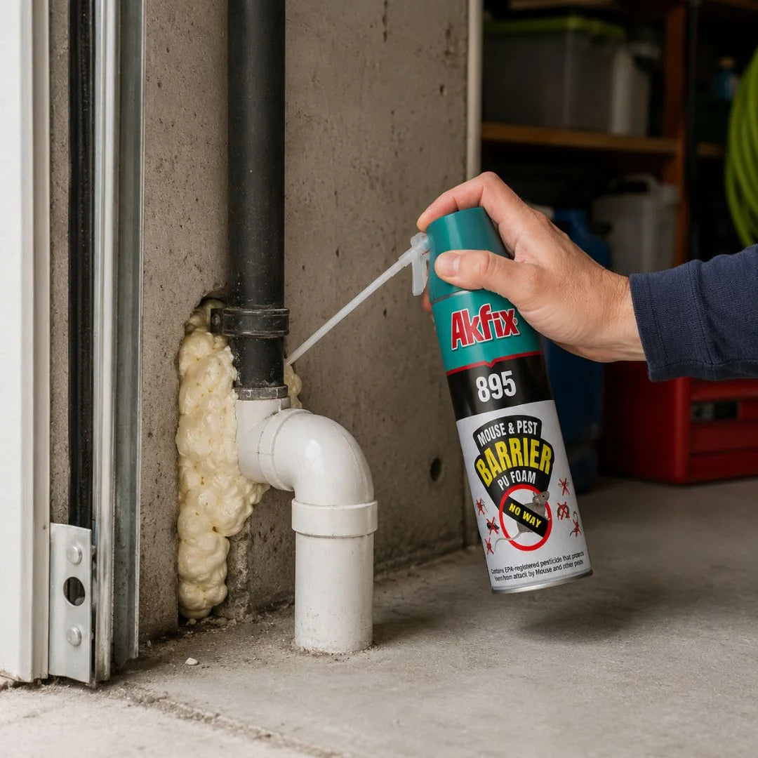 Espuma de poliuretano contra plagas Akfix 895 de 400 ml