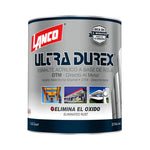 Esmalte Anticorrosivo 3 en 1 Ultra Durex Negro Brillante, pintura de alta protección y acabado directo sobre metal.