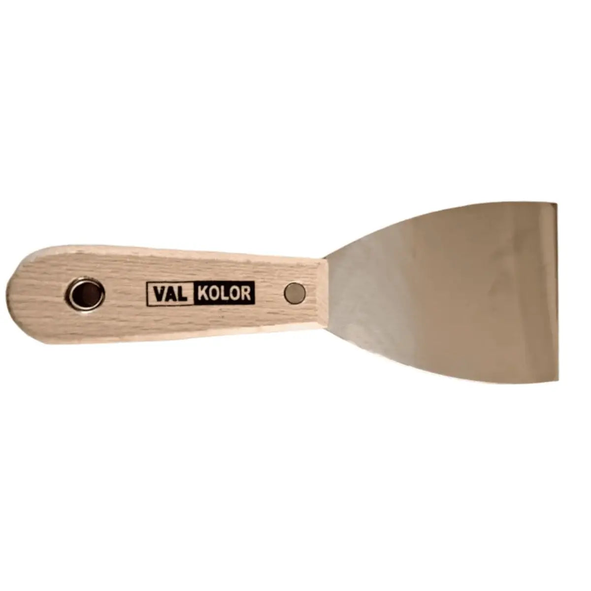 Espátula profesional rígida Valkolor de 2 1/2 pulgadas con mango de madera
