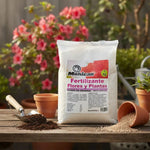 Fertilizante para flores y plantas ácidas Mohican NPK 15-10-10 1 kg