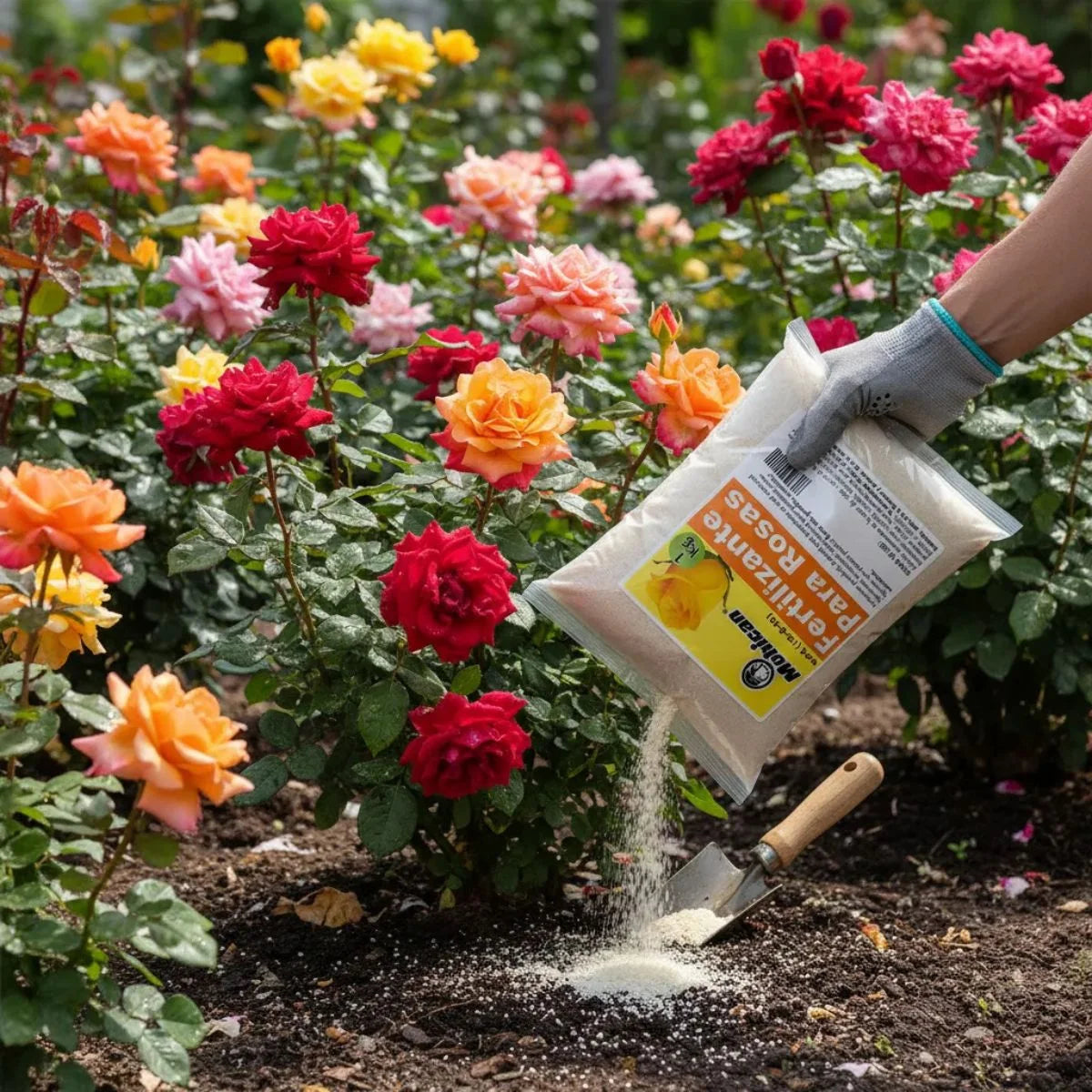 Fertilizante para rosas Mohican NPK 15-15-15 1 kg
