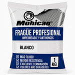 Fragüe fluido Mohican de 1 kg impermeable y antihongos para juntas