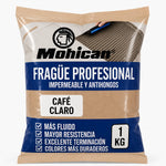 Fragüe fluido Mohican de 1 kg impermeable y antihongos para juntas