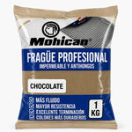 Fragüe fluido Mohican de 1 kg impermeable y antihongos para juntas